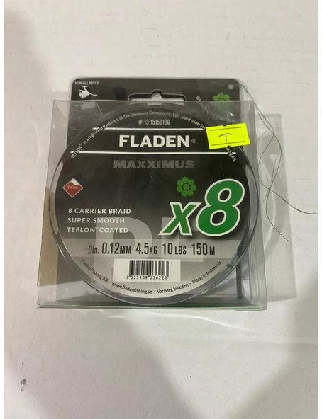FLADEN MAXXIMUS X8 0.12 MM 150 METRE İP MİSİNA ürün görseli 1