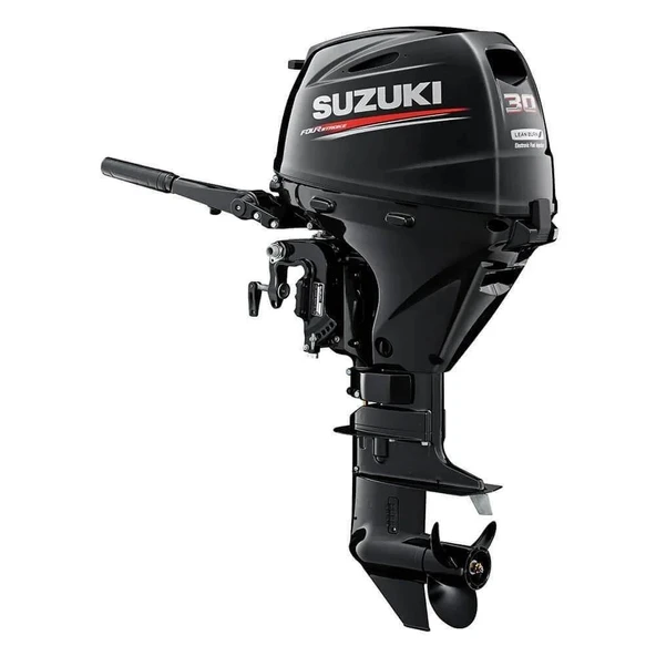 Suzuki DF 30 ATHL HP Uzun Şaft Manuel&Marşlı Trimli Deniz Motoru ürün görseli 1