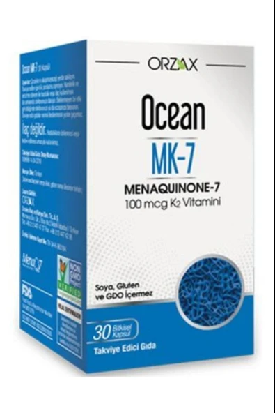 Ocean MK-7 100 mcg Vitamin K2 30 Kapsül ürün görseli 1