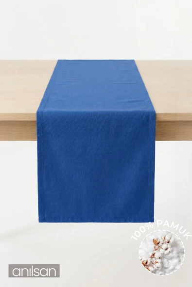 40x110 cm Mavi Masa Runner ürün görseli 1