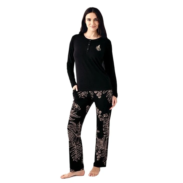 Arnetta Modal Pamuk Büyük Beden Bayan Pijama Takım ürün görseli 1