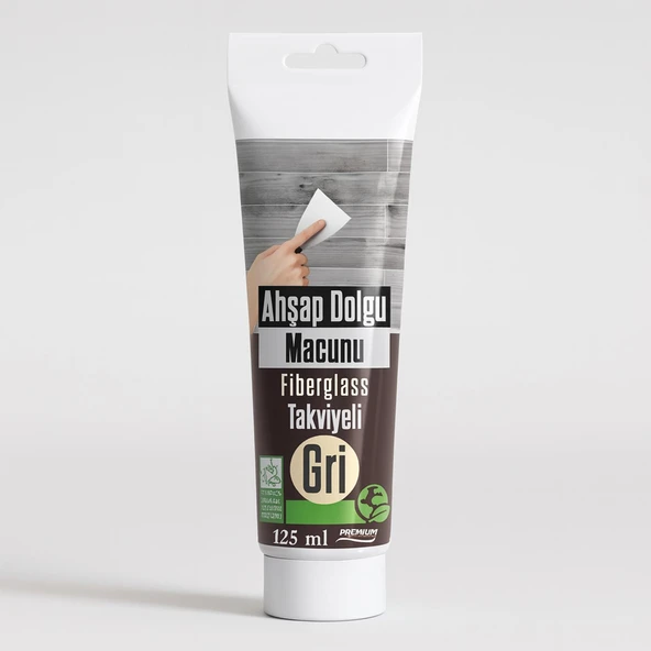 Kullanım Hazır Ahşap Parke Tamir Macunu GRİ Mobilya Masa Dolgu Çatlak Çizik Giderici 125 ML ürün görseli 1