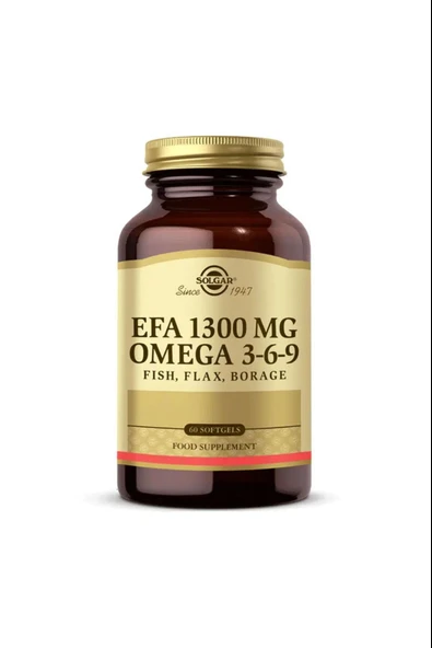 Solgar Omega 3-6-9 Efa 1300mg 60 Softjel ürün görseli 1