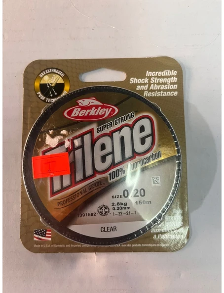 BERKLEY TRİLENE O.20 MM 150 METRE FLUOROCARBON MİSİNA ürün görseli 1