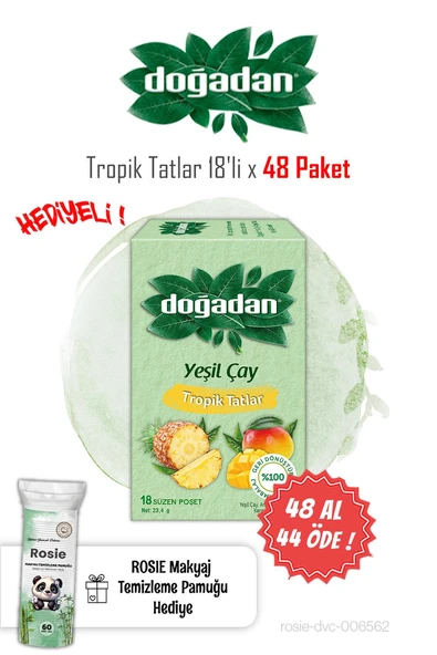 Doğadan 48 AL 44 ÖDE 18'li Tropik Tatlar, ROSIE hediyeli ürün görseli 1