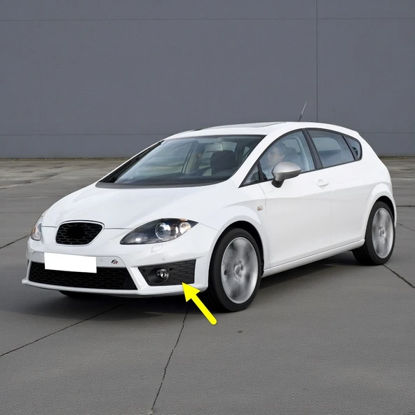 Seat Leon FR 2010-2012 FR Ön Tampon Sol Sis Farı Çerçevesi 1P0853665P ürün görseli 1