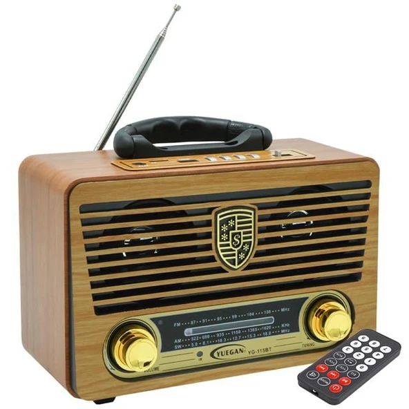 Magicvoice MV-115BT USB - SD - FM - Bluetooth Destekli Nostaljik Radyo ürün görseli 1