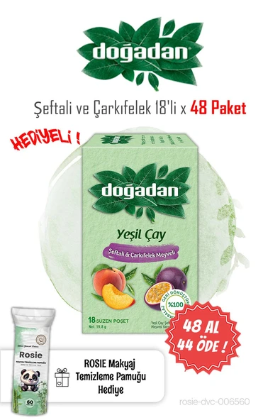 Doğadan 48 AL 44 ÖDE 18'li Şeftali ve Çarkıfelek, ROSIE hediyeli ürün görseli 1