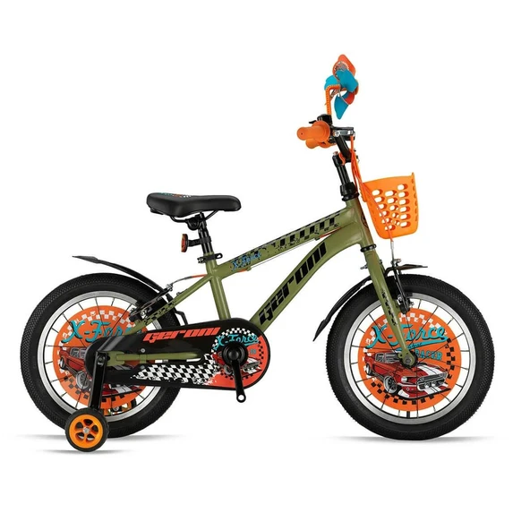 X-FORCE - 20" MTB - 10' - Vitessiz - V.B - Mat Haki/Turuncu ürün görseli 1