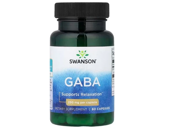 Swanson Gaba 250 mg 60 Capsules ürün görseli 1