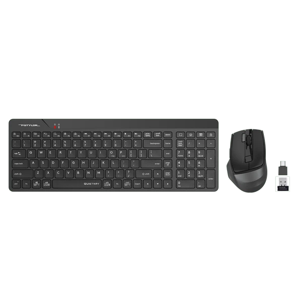 A4-Tech Kablosuz Set	Siyah FG2400 AIR2 ürün görseli 1