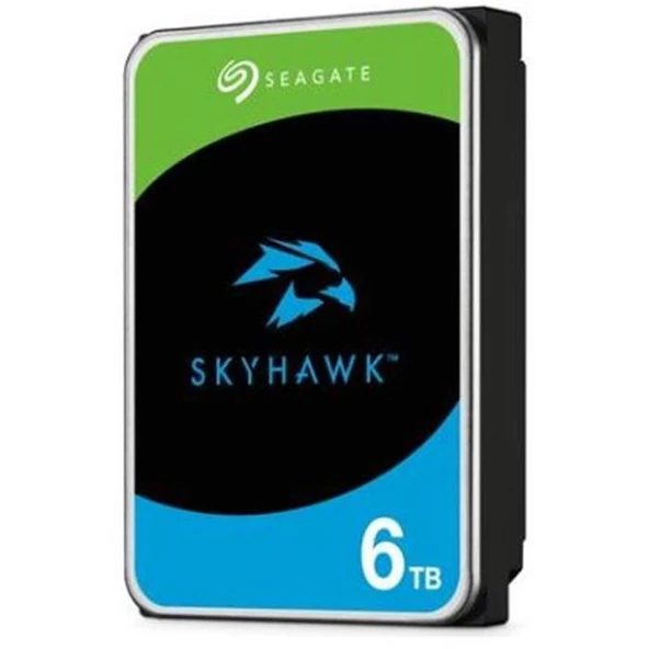 Seagate 6 Tb 3.5 St6000Vx009 Skyhawk Sata3 5400Rpm 256Mb 7/24 Güvenlik Diski ürün görseli 1