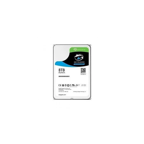 Seagate St8000Vx010 Skyhawk 8Tb 5400Rpm 256Mb 7/24 Güvenlik Diski ürün görseli 1