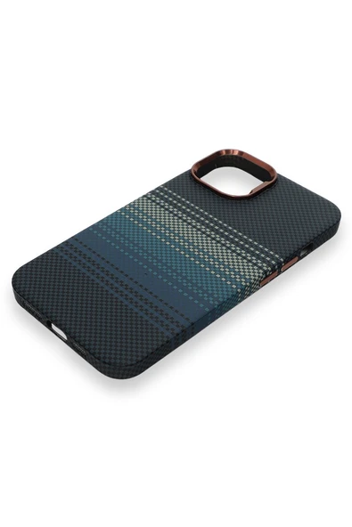 Pixel Weave Case iPhone 11 Derin Mavi Akım - Resim 4