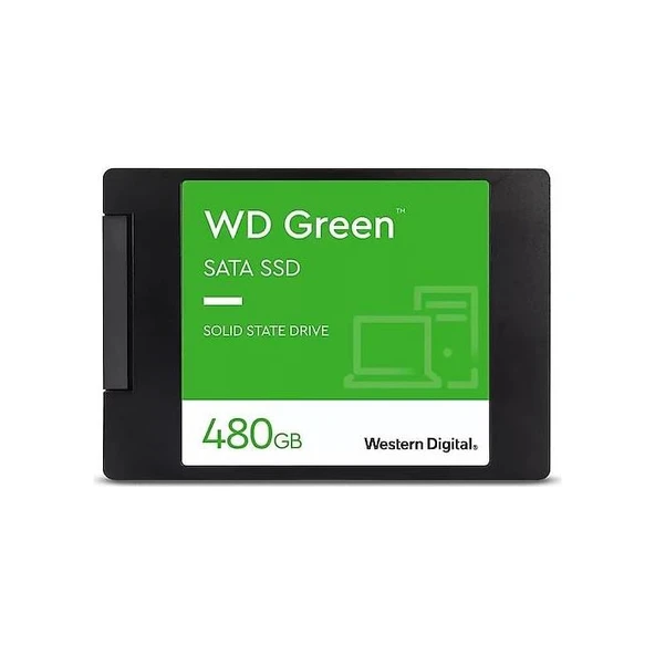 Western Digital Green WDS480G3G0A SATA 3.0 2.5" 480 GB SSD ürün görseli 1