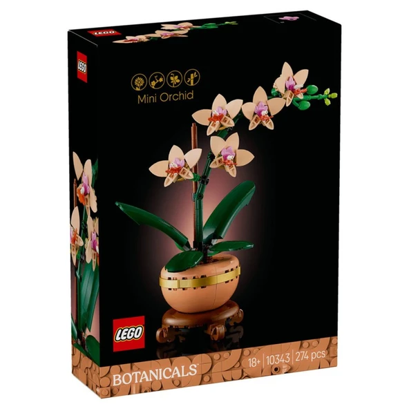 10343 iconic Botanicals Mini Orkide 274 parça +18 yaş ürün görseli 1