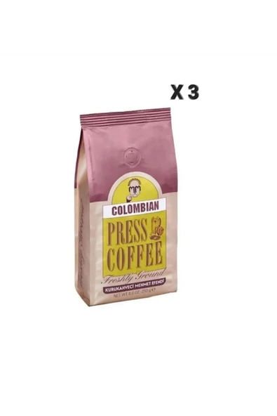 Mehmet Efendi COLOMBIAN FİLTRE KAHVE 250 GR 3 ADET ürün görseli 1