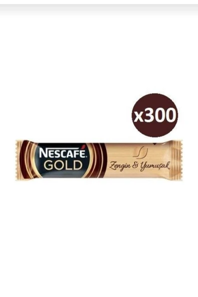 Nescafe Gold Hazır Kahve 2 Gr 3 X 100'lü Toplam 300 Adet ürün görseli 1