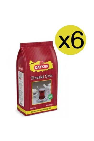 Çaykur Tiryaki Çay 6 Adet 2 kg ürün görseli 1