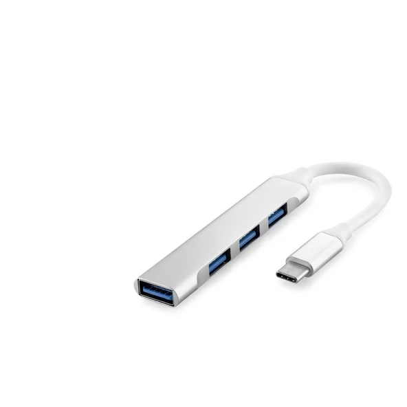 Type-C Hub 4*Usb Beyaz HDX7032 ürün görseli 1
