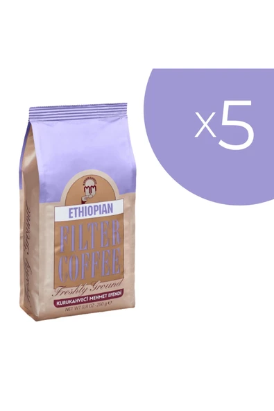 Mehmet Efendi Kurukahveci Mehmet Efendi Ethiopian Filtre Kahve 250 Gr X5 ürün görseli 1