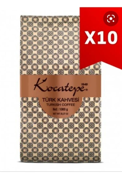 KOCATEPE KAHVE 1000 Gr ( 10'lu Paket) ürün görseli 1