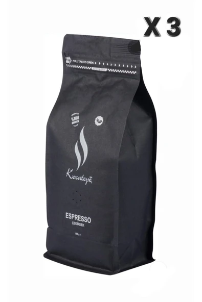 KOCATEPE KAHVE Espresso Çekirdek 500 Gr X 3 Adet ürün görseli 1