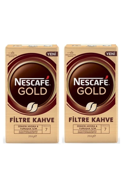 Nescafe Gold Filtre Kahve 250 Gr 2'li ürün görseli 1