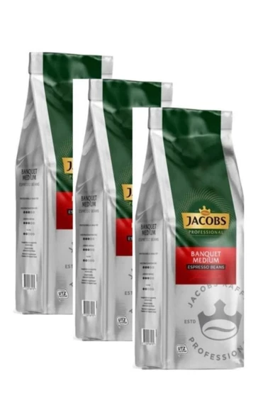 Jacobs Espresso Cafe Creme Çekirdek Kahve 1000 grX 3 ürün görseli 1