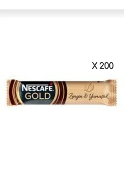 Nescafe Gold 2 Gr X 200 Adet Yoğun Kahve Tadı ürün görseli 1