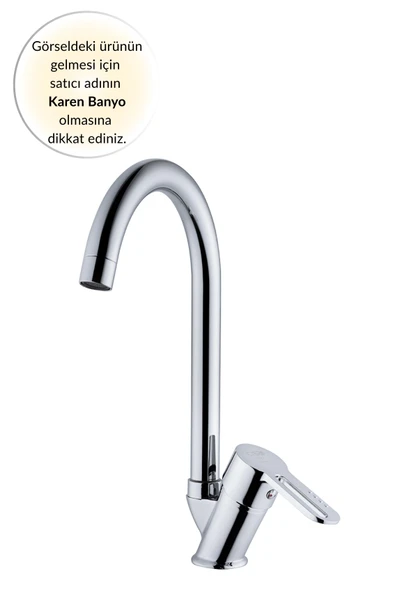 Karen Banyo Tulipek Eviye Bataryası, Krom, Cisa 46438 ürün görseli 1