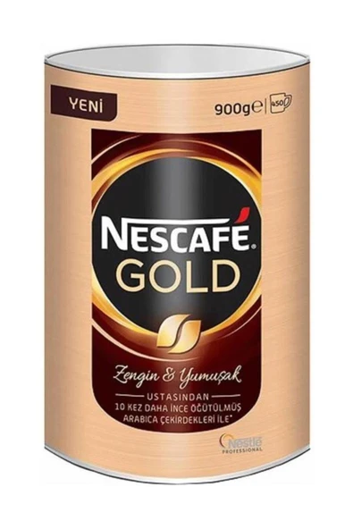 Nescafe Gold Kahve Teneke 900g X 2 Paket ürün görseli 1
