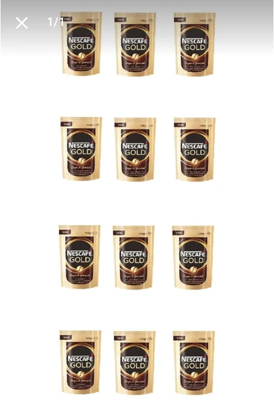 Nescafe Gold Ekonomik paket 200 gr X 12 adet ürün görseli 1