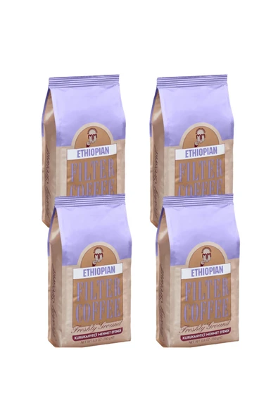 Mehmet Efendi Kurukahveci Mehmet Efendi Ethiopian Filtre Kahve 250 Gr X4 ürün görseli 1
