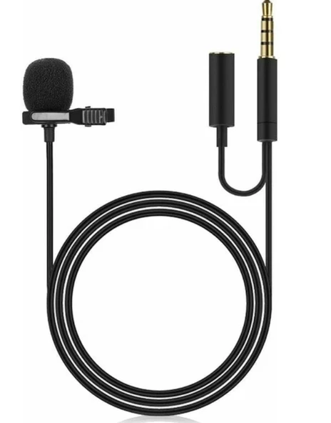 ZR255 Jh043A Jack Kulaklık Girişli Kablolu Mikrofon ürün görseli 1