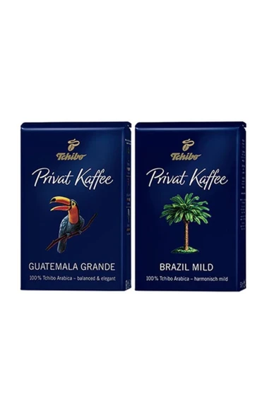Tchibo Privat Kaffee Brazil Mild 500 g - Guatemala Grande Çekirdek Kahve 500 g ürün görseli 1