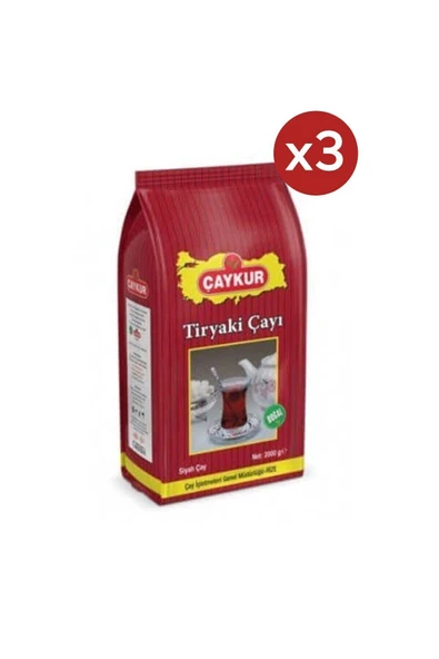 Çaykur Tiryaki Çay 2 Kg X 3 Adet ürün görseli 1