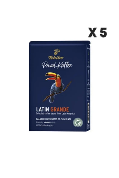 Tchibo TCHİBO LATİN GRANDE ÇEKİRDEK KAHVE 500 GR X 5 ADET ürün görseli 1