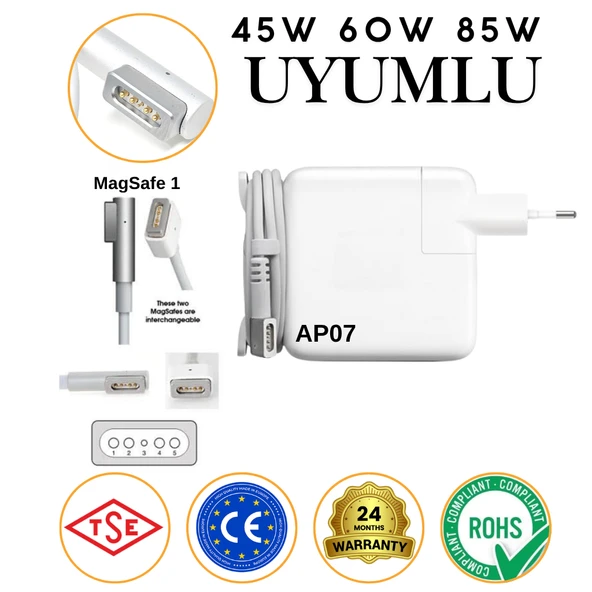 Apple MacBook Air 11-inch (2011 ve öncesi) Adaptör Şarj Aleti ürün görseli 1