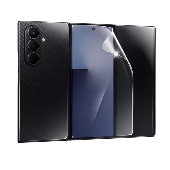 Samsung Galaxy Z TriFold Uyumlu 1 Ön 2 Arka Body Şeffaf Ultra koruyucu Nano Jelatin ürün görseli 1
