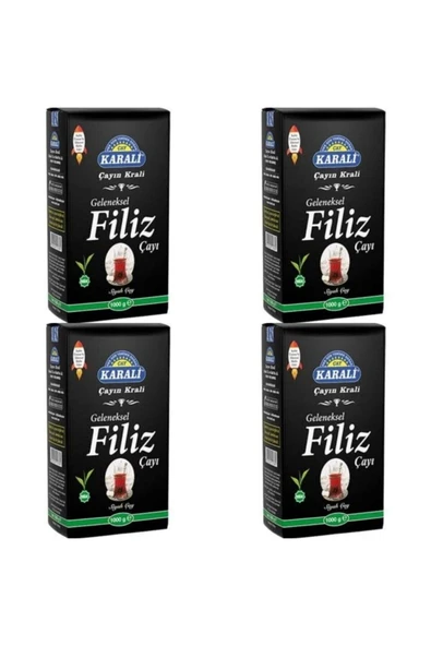 Karali Çay Karali Geleneksel Filiz Dökme Çay 1 Kg X 4 Adet ürün görseli 1