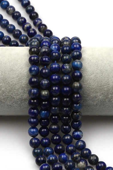 Lapis Lazuli Doğal Taş Dizi 8 mm Küre Kesim ürün görseli 1