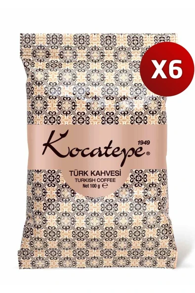 KOCATEPE KAHVE Kocatepe Türk Kahvesi 100 Gr Folyo 6'lı Paket ürün görseli 1