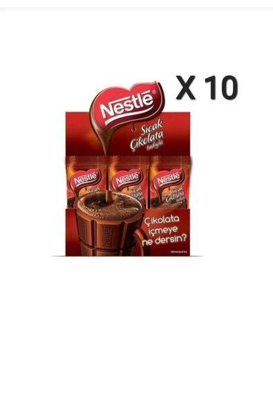Nestle Sicak Çikolata 18,5 Gr 24'lü X 10 Paket ( Toplam 240 Adet ) ürün görseli 1