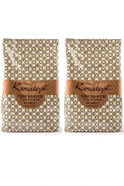 KOCATEPE KAHVE Kocatepe Türk Kahvesi 1 Kg Folyo 2'li Paket ürün görseli 1