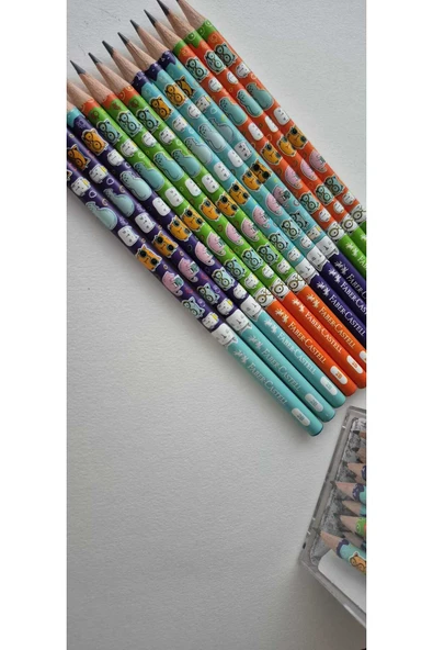 FABER CASTELL KEDİ DESENLİ KURŞUN KALEM 2B ürün görseli 1