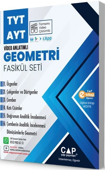 Çap TYT AYT Geometri Seti ürün görseli 1
