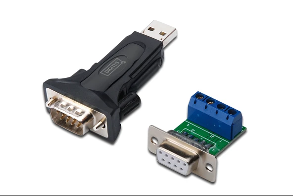 Digitus USB Erkek <-> RS-485 (klemens) çevirici.
<br />RS-485 tarafı için klemens adaptörü ve USB tarafı için 80 cm uzatma kablosu (USB-A erkek <–> USB- Dişi) ürünle birlikte gelmekt ürün görseli 1
