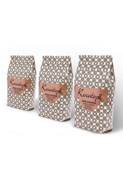 KOCATEPE KAHVE Kocatepe Türk Kahvesi 500 gr Folyo 3'lü Paket ürün görseli 1