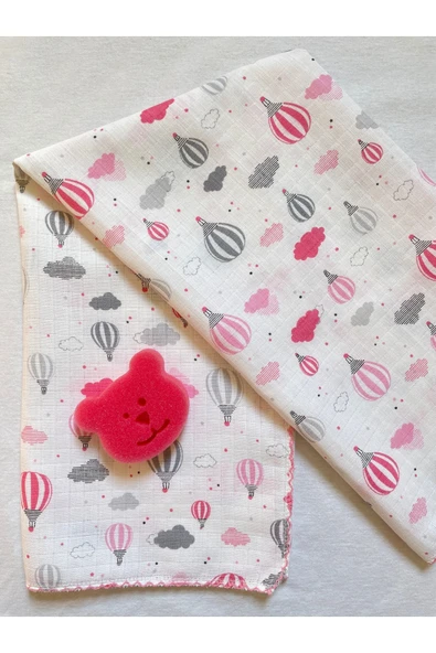 Çok Amaçlı 80x90 Cm Müslin Battaniye/ Bebek Yenidoğan Müslin Bez / Unisex Hediyelik Baby Shower ürün görseli 1
